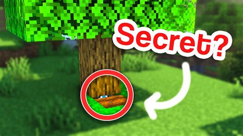 Minecraft Challenge: Hidden Tree